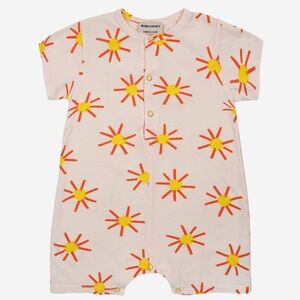 Bobo Choses Radiant Sun Kids Bodysuit - Orange and Yellow